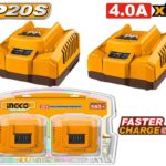 مجموعة عدة بطارية 21 فولت احترافي مع شاحن 4A