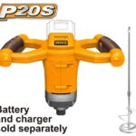 خلاط 20 فولت بدون بطارية وشاحن احترافي