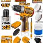 مجموعة عدة بطارية 16 فولت احترافي