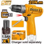 مقدح بطارية 12 فولت 20 نيوتن احترافي مع بطارية