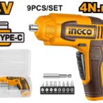 مفك بطارية 4 فولت احترافي مع شنطة