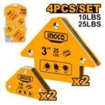 مجموعة حامل لحام مغناطيسي 4 قطعة احترافي