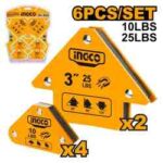 مجموعة حامل لحام مغناطيسي 6 قطعة احترافي