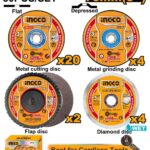 مجموعة ديسكات قص وجلخ 76 مم احترافي (30 قطعة)