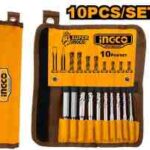 مجموعة ريش هلتي وأزاميل 10 قطع 10 قطعة احترافي