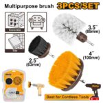 مجموعة فرش متعدد 3 قطعة احترافي