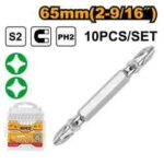 رؤوس مفك احترافي مع صندوق (10 قطعة)