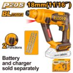 هلتي كهربائي براشلس 20 فولت بدون بطارية وشاحن احترافي