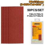 مجموعة أوراق صنفرة احترافي