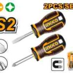 مجموعة مفكات 2 قطعة احترافي