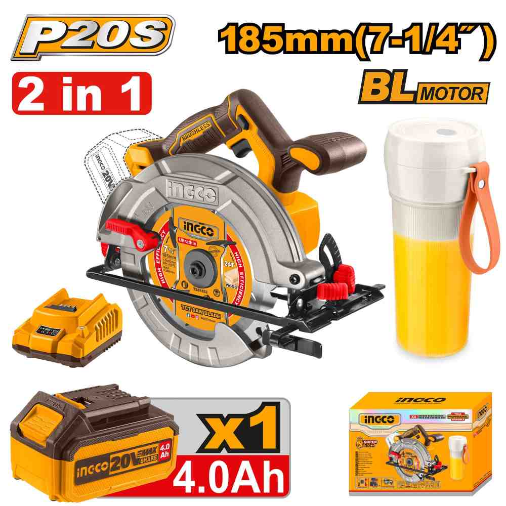 image59.jpeg مجموعة منشار دائري 20 فولت احترافي مع خلاط وبطارية ليثيوم 4.0Ah وشاحن (2 قطعة) - Image 1