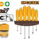 مجموعة مفكات ضرب 6 قطعة احترافي