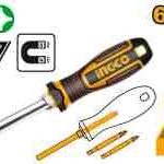 مجموعة مفكات 6 في 1 احترافي