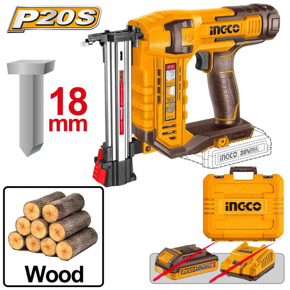 image63.jpeg فرد مسامير براد 20 فولت احترافي مع صندوق - Image 1