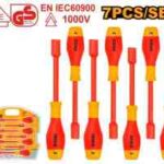 مجموعة مفكات صواميل معزولة 7 قطعة احترافي