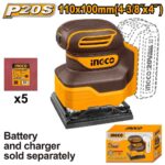 صنفرة ورق بطارية 20 فولت 110 مم احترافي