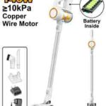 مكنسة بطارية 22.2 فولت 0.8L احترافي مع شاحن