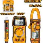 مجموعة فحص كهرباء احترافي (3 قطعة)