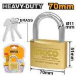 قفل نحاس ثقيل 70 مم احترافي