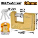 قفل بلوك نحاس ثقيل 60 مم احترافي