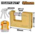 قفل بلوك نحاس ثقيل 90 مم احترافي